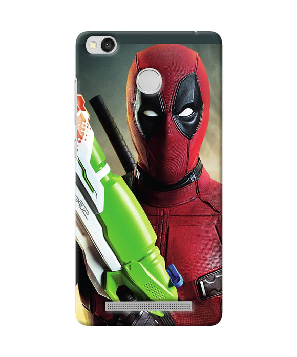 Deadpool Funny Gun Redmi 3s Prime Back Cover