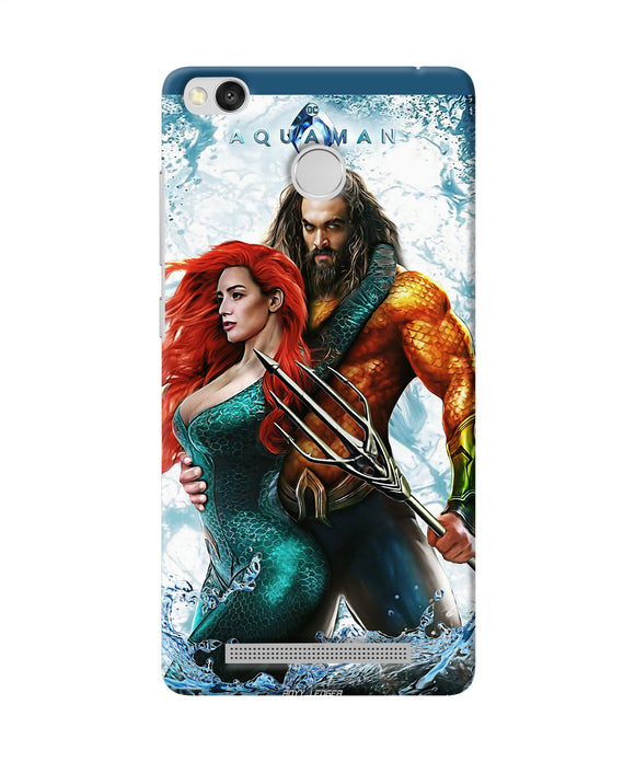 Aquaman Couple Water Redmi 3s Prime Back Cover