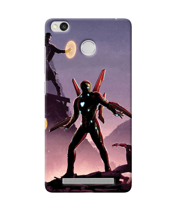 Ironman On Planet Redmi 3s Prime Back Cover