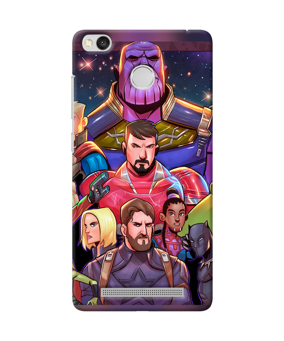 Avengers Animate Redmi 3s Prime Back Cover