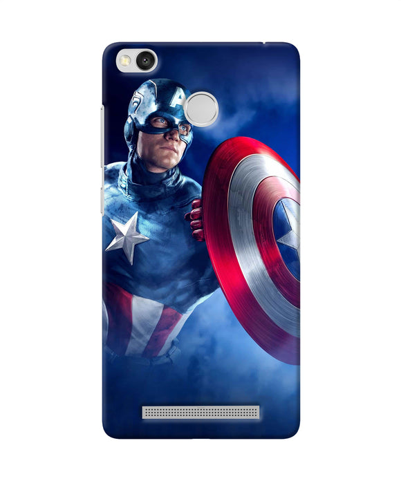 Captain America On Sky Redmi 3s Prime Back Cover