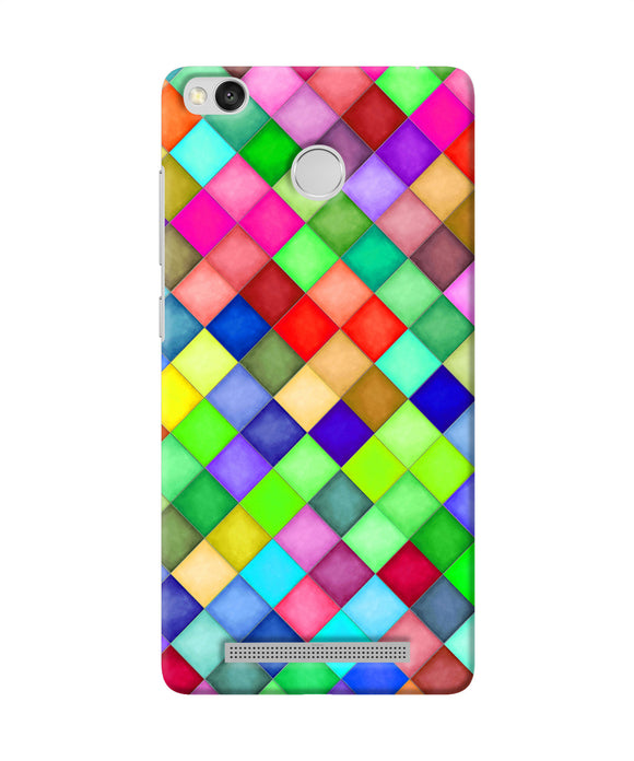 Abstract Colorful Squares Redmi 3s Prime Back Cover