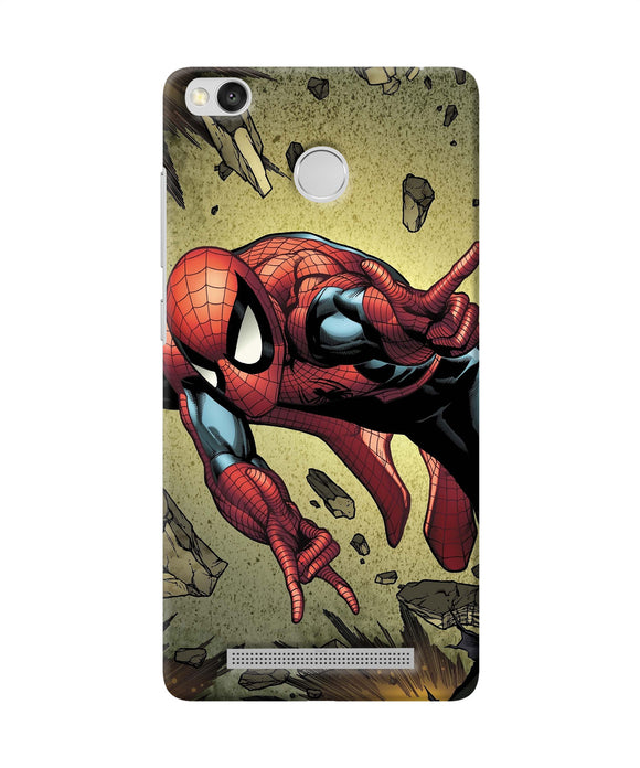 Spiderman On Sky Redmi 3s Prime Back Cover