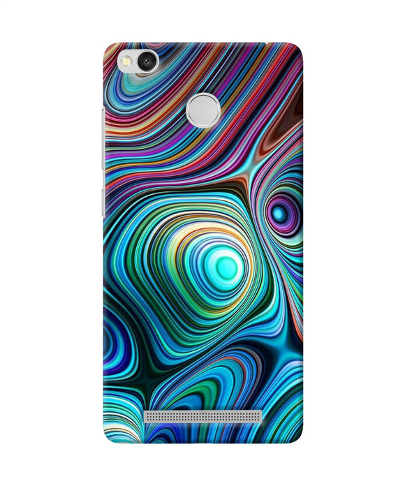 Abstract Coloful Waves Redmi 3s Prime Back Cover