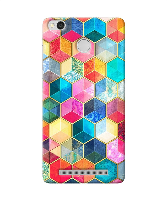 Abstract Color Box Redmi 3s Prime Back Cover