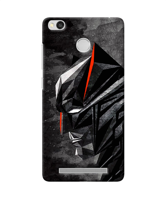 Batman Black Side Face Redmi 3s Prime Back Cover