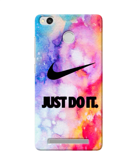 Just Do It Colors Redmi 3s Prime Back Cover