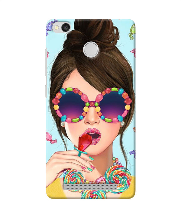 Fashion Girl Redmi 3s Prime Back Cover