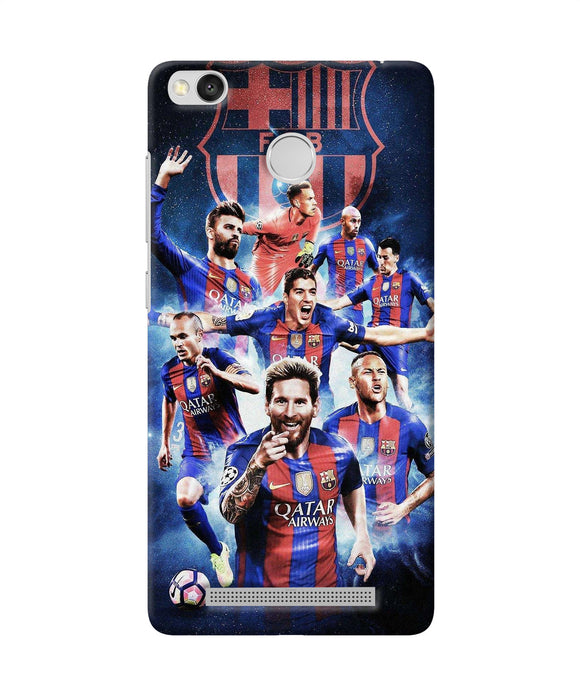 Messi Fcb Team Redmi 3s Prime Back Cover
