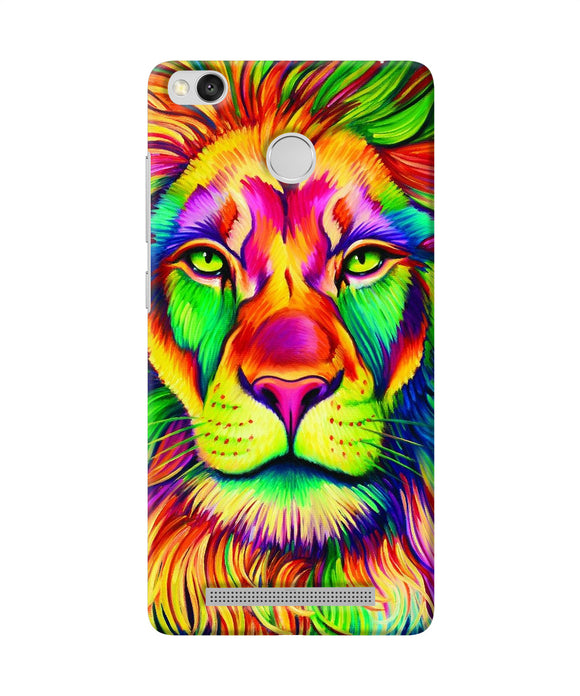 Lion Color Poster Redmi 3s Prime Back Cover