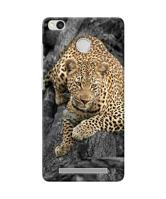 Sitting Leopard Redmi 3s Prime Back Cover
