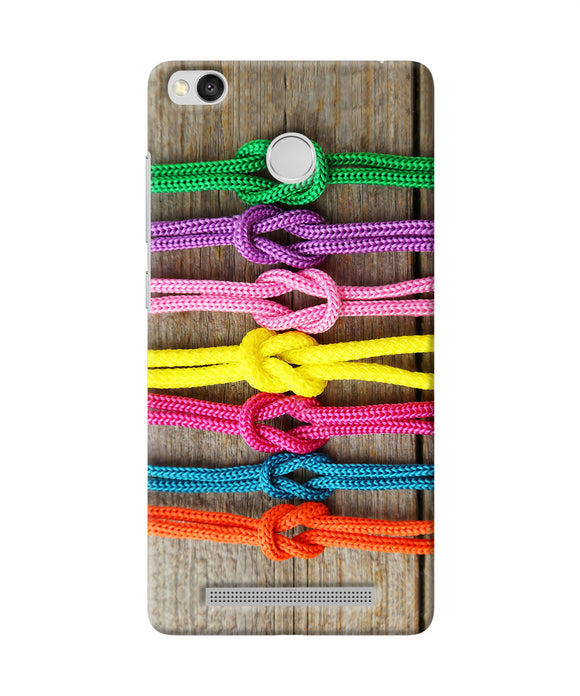 Colorful Shoelace Redmi 3s Prime Back Cover