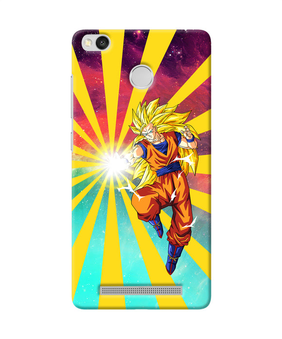 Goku Super Saiyan Redmi 3s Prime Back Cover