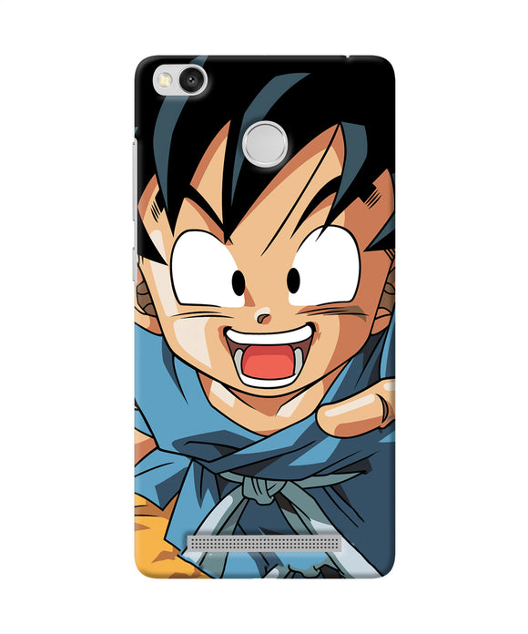 Goku Z Character Redmi 3s Prime Back Cover