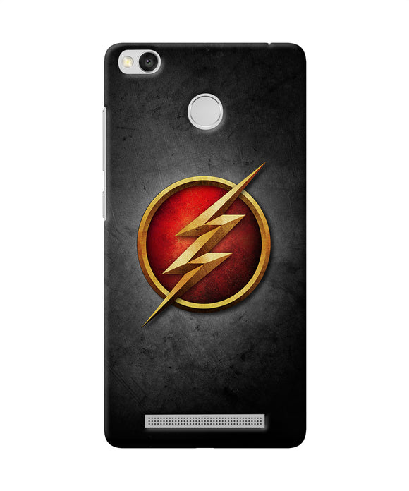 Flash Logo Redmi 3s Prime Back Cover