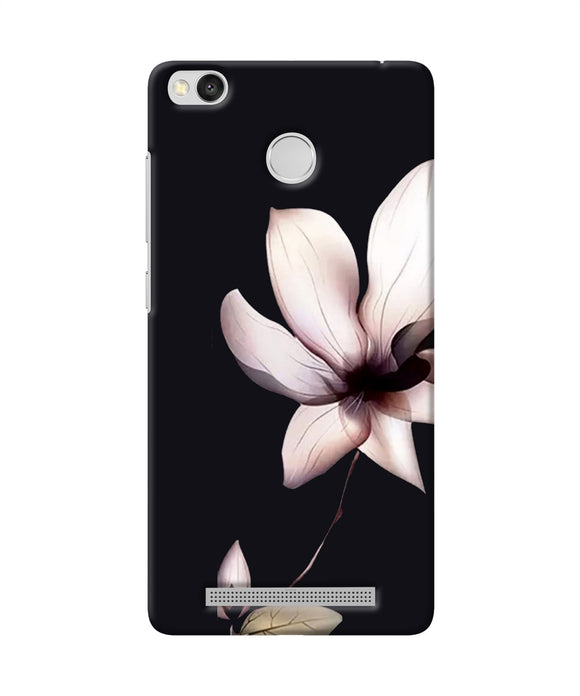 Flower White Redmi 3s Prime Back Cover