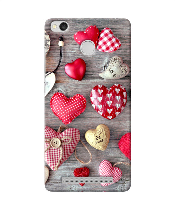 Heart Gifts Redmi 3s Prime Back Cover