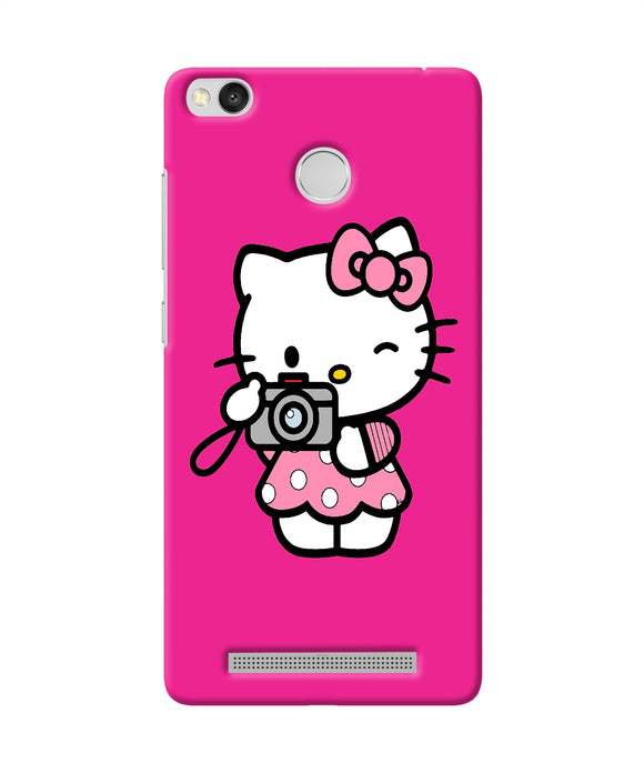 Hello Kitty Cam Pink Redmi 3s Prime Back Cover