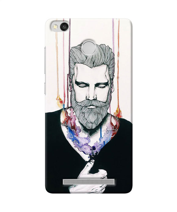 Beard Man Character Redmi 3s Prime Back Cover