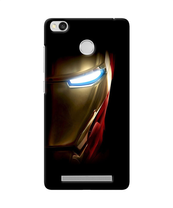 Ironman Half Face Redmi 3s Prime Back Cover