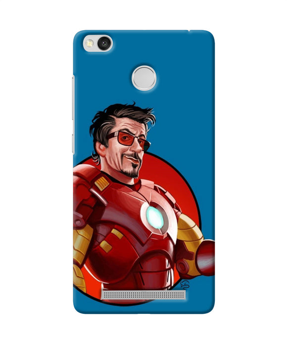 Ironman Animate Redmi 3s Prime Back Cover