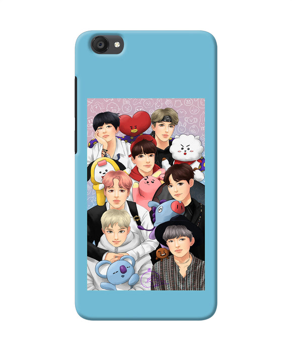 BTS with animals Vivo Y55s Back Cover