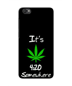 Weed Quote Vivo Y55s Real 4D Back Cover