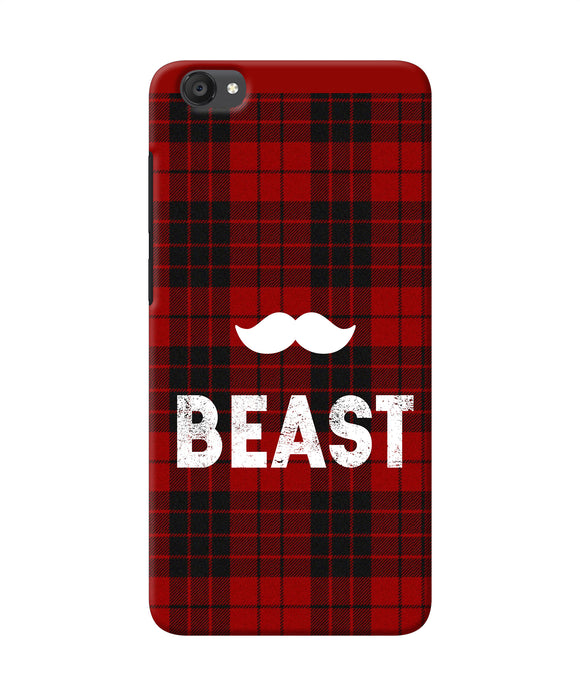 Beast Red Square Vivo Y55s Back Cover