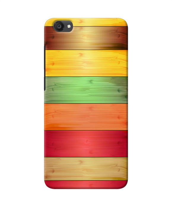 Wooden Colors Vivo Y55s Back Cover