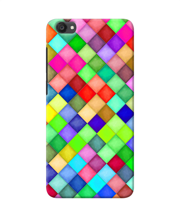 Abstract Colorful Squares Vivo Y55s Back Cover