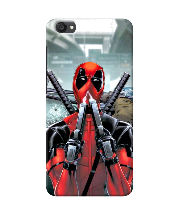 Deadpool With Gun Vivo Y55s Back Cover