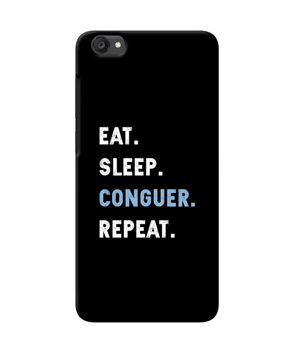 Eat Sleep Quote Vivo Y55s Back Cover