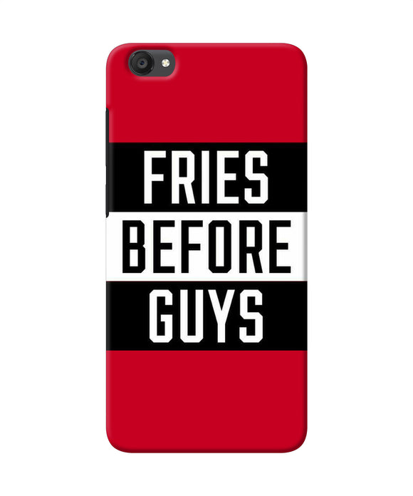 Fries Before Guys Quote Vivo Y55s Back Cover