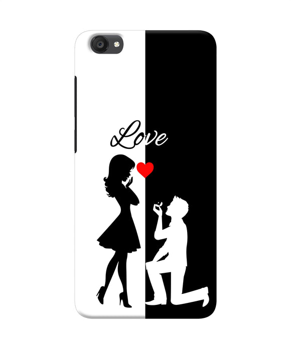Love Propose Black And White Vivo Y55s Back Cover
