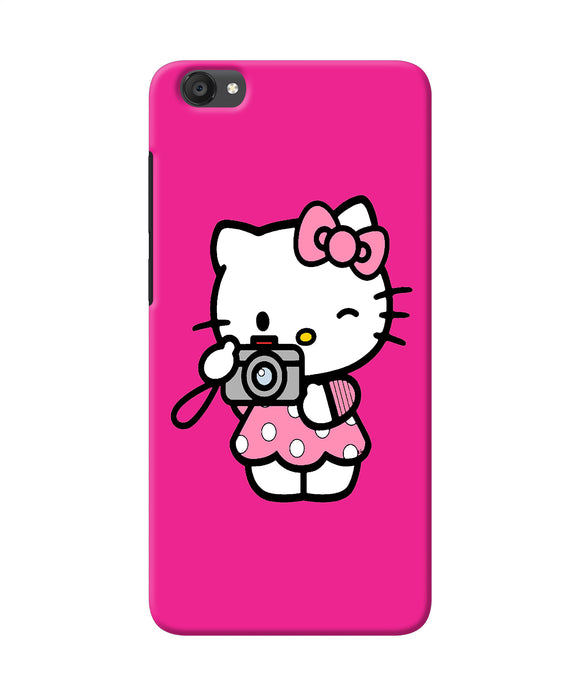 Hello Kitty Cam Pink Vivo Y55s Back Cover