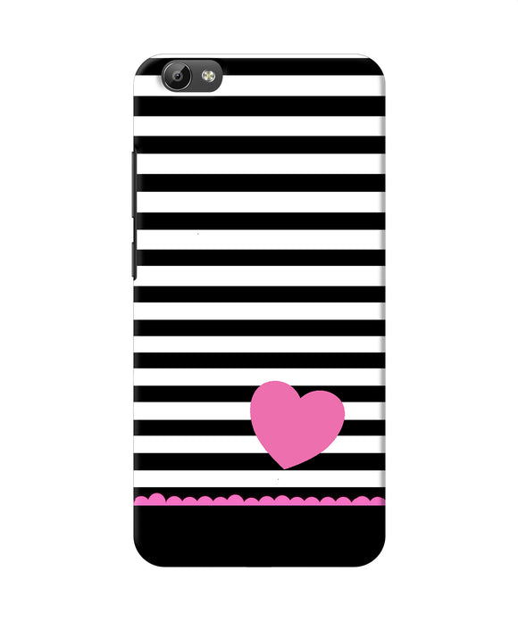 Abstract Heart Vivo Y66 Back Cover