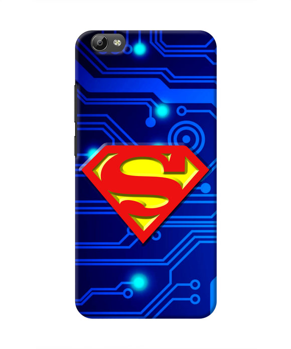 Superman Abstract Vivo Y66 Real 4D Back Cover