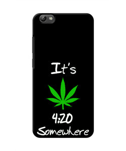 Weed Quote Vivo Y66 Real 4D Back Cover