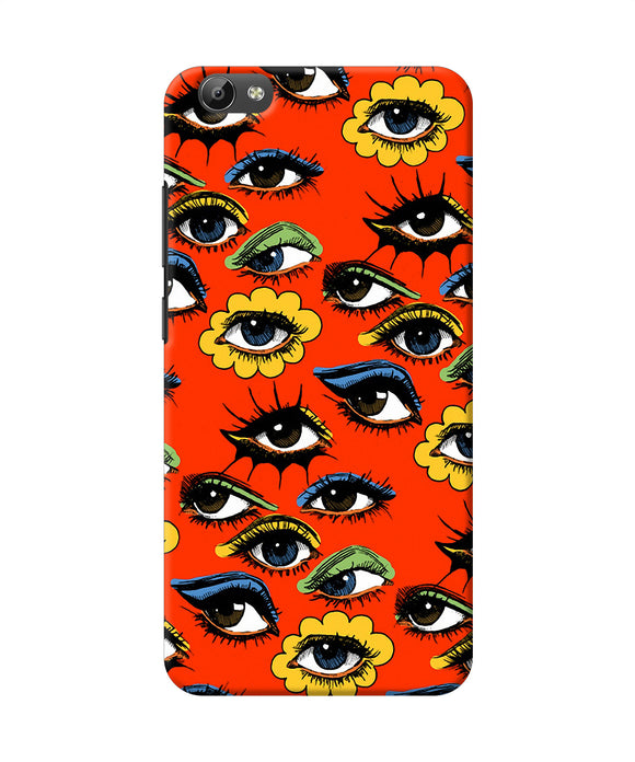 Abstract Eyes Pattern Vivo Y66 Back Cover