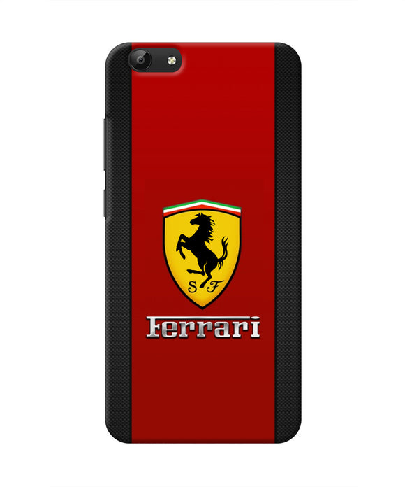 Ferrari Abstract Maroon Vivo Y69 Real 4D Back Cover