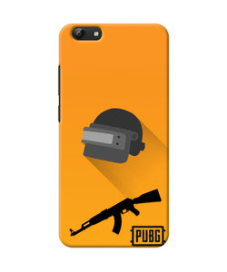 PUBG Helmet and Gun Vivo Y69 Real 4D Back Cover
