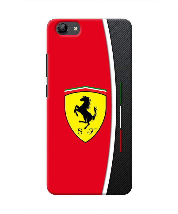 Ferrari Abstract Red Vivo Y71 Real 4D Back Cover