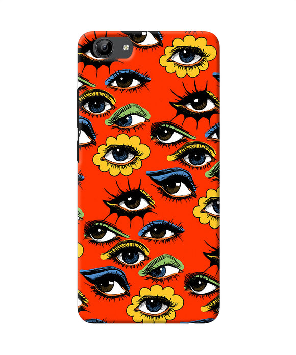 Abstract Eyes Pattern Vivo Y71 Back Cover