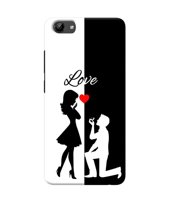 Love Propose Black And White Vivo Y71 Back Cover