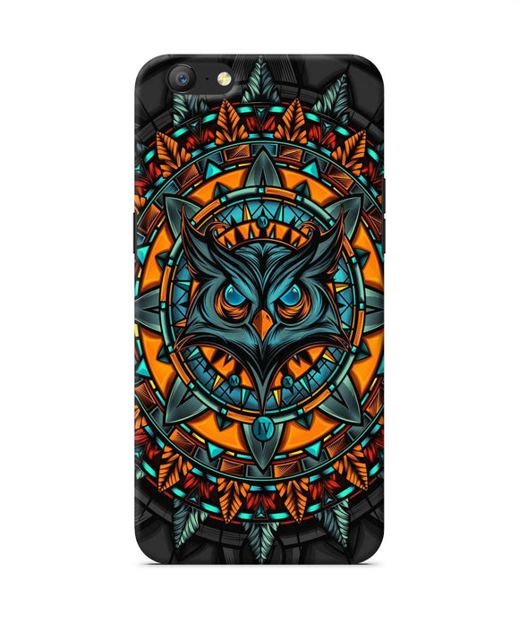 Angry Owl Art Oppo A57 Back Cover