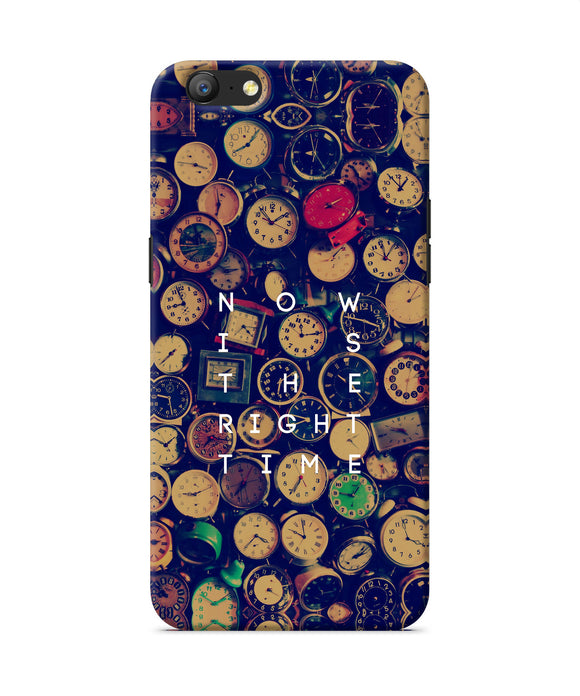 Now Is The Right Time Quote Oppo A57 Back Cover