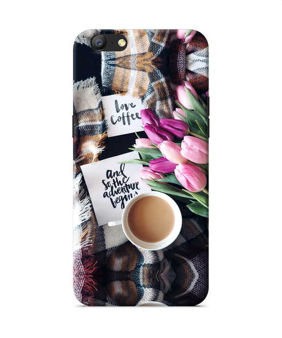 Love Coffee Quotes Oppo A57 Back Cover