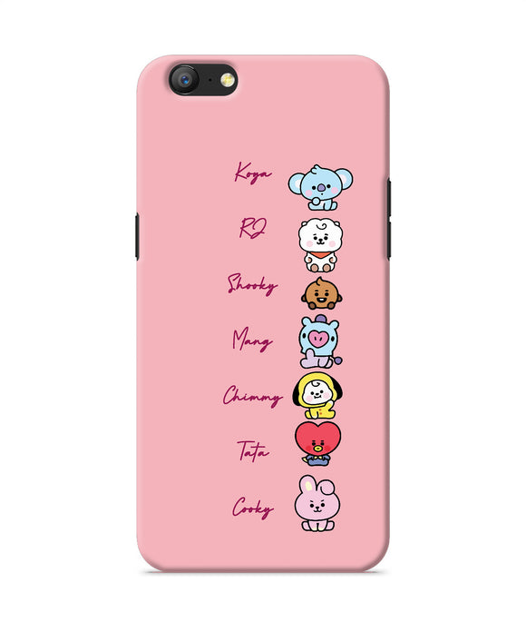 BTS names Oppo A57 Back Cover