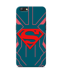 Superman Techno Oppo A57 Real 4D Back Cover
