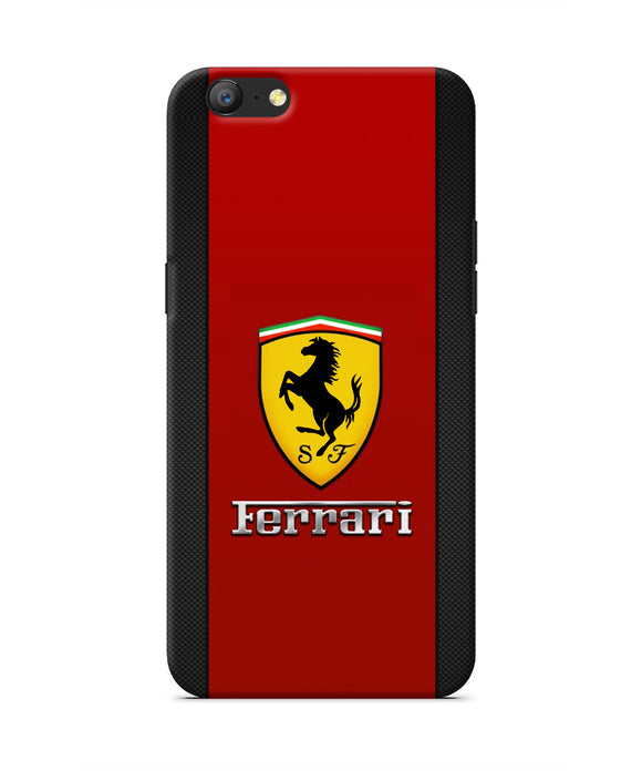 Ferrari Abstract Maroon Oppo A57 Real 4D Back Cover